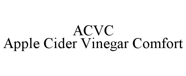  ACVC APPLE CIDER VINEGAR COMFORT