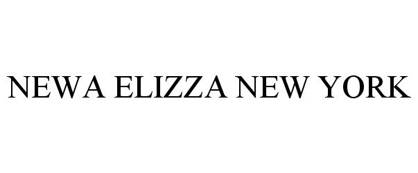Trademark Logo NEWA ELIZZA NEW YORK