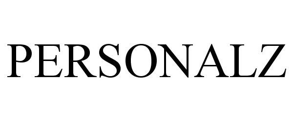 Trademark Logo PERSONALZ