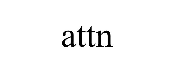 Trademark Logo ATTN