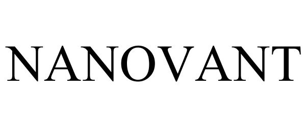 Trademark Logo NANOVANT