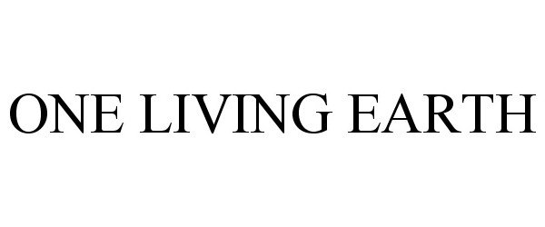  ONE LIVING EARTH