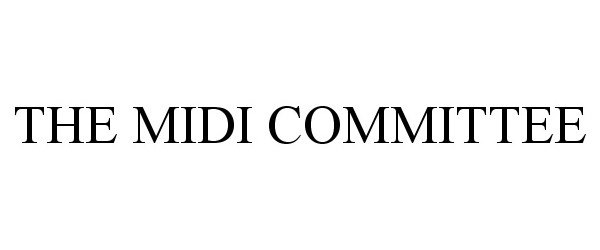 Trademark Logo THE MIDI COMMITTEE
