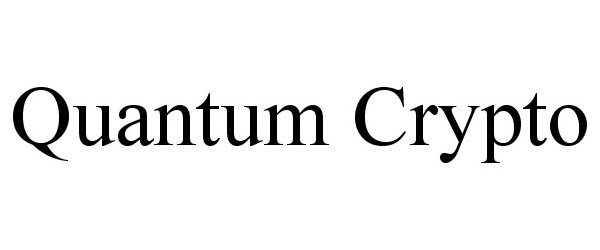 Trademark Logo QUANTUM CRYPTO