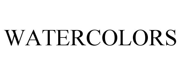 Trademark Logo WATERCOLORS