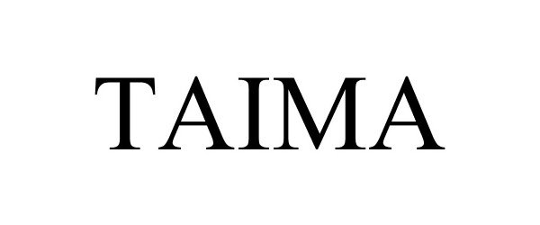 Trademark Logo TAIMA