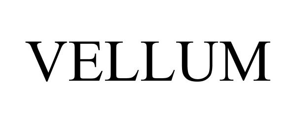 Trademark Logo VELLUM