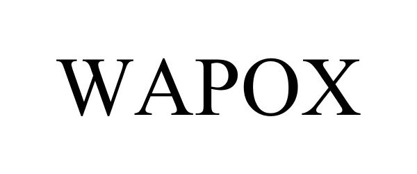 Trademark Logo WAPOX