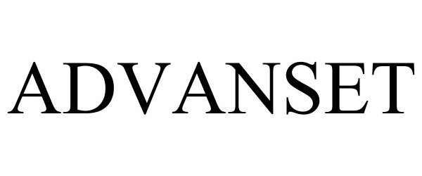 Trademark Logo ADVANSET