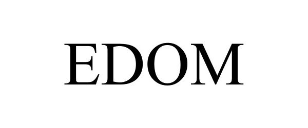 Trademark Logo EDOM