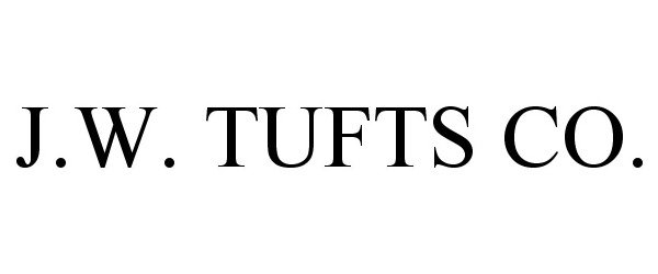 Trademark Logo J.W. TUFTS CO.