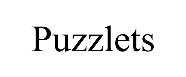 Trademark Logo PUZZLETS