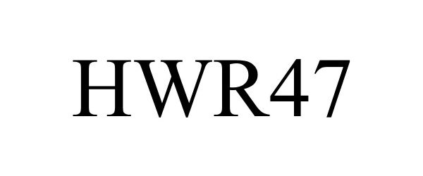 Trademark Logo HWR47