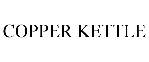 Trademark Logo COPPER KETTLE