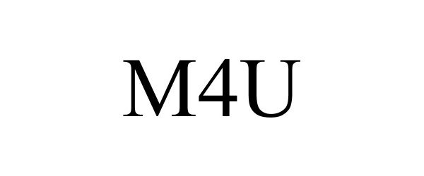 Trademark Logo M4U