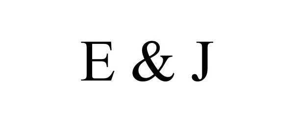 Trademark Logo E & J