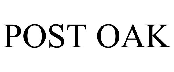 Trademark Logo POST OAK