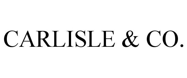  CARLISLE &amp; CO.