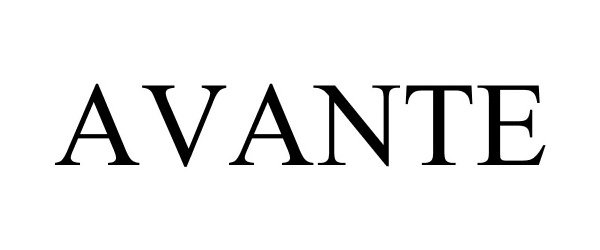 Trademark Logo AVANTE