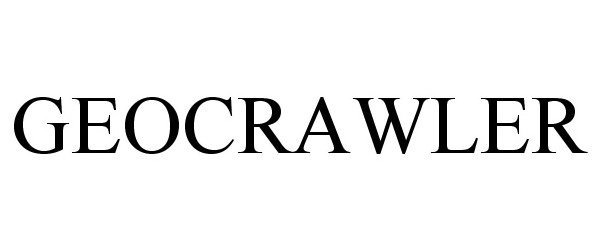 Trademark Logo GEOCRAWLER