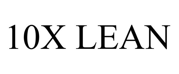 Trademark Logo 10X LEAN