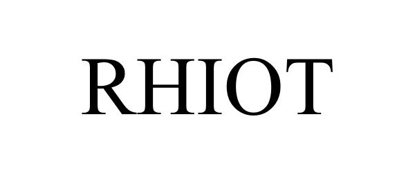 Trademark Logo RHIOT
