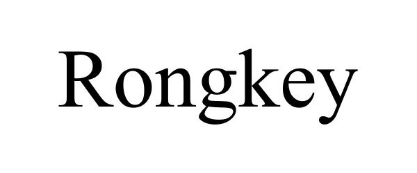 Trademark Logo RONGKEY