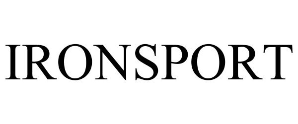 Trademark Logo IRONSPORT