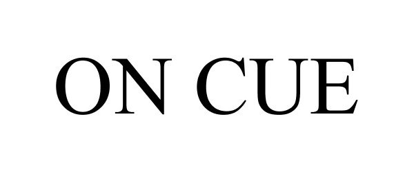 Trademark Logo ON CUE
