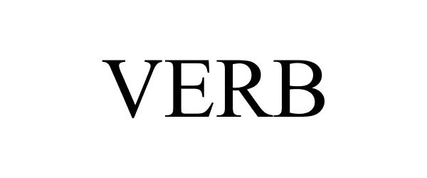 Trademark Logo VERB