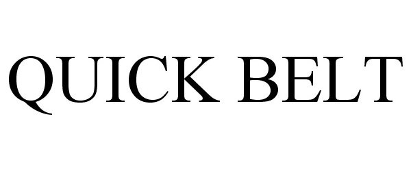 Trademark Logo QUICK BELT