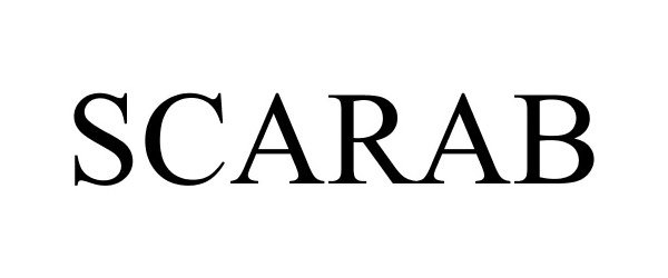 Trademark Logo SCARAB