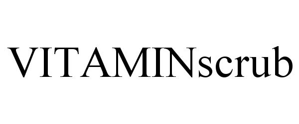 Trademark Logo VITAMINSCRUB