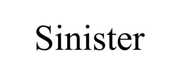 Trademark Logo SINISTER