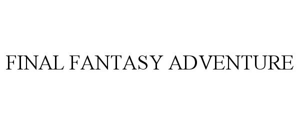 Trademark Logo FINAL FANTASY ADVENTURE