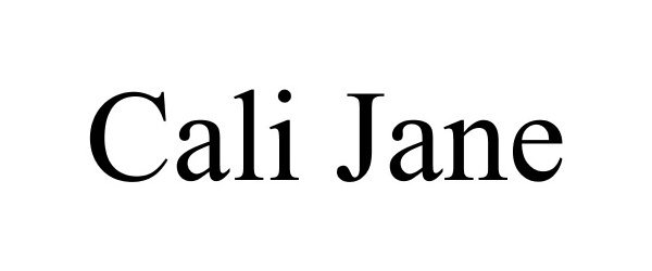 Trademark Logo CALI JANE