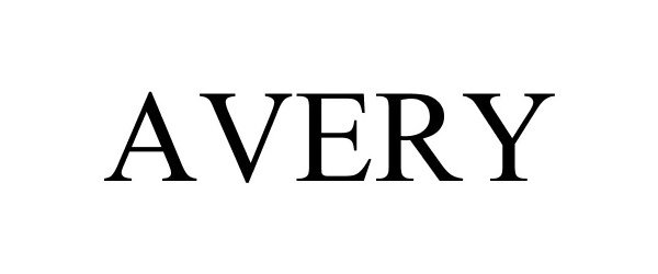 Trademark Logo AVERY