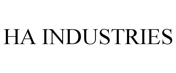  HA INDUSTRIES