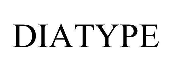 Trademark Logo DIATYPE