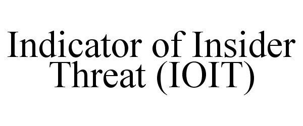  INDICATOR OF INSIDER THREAT (IOIT)