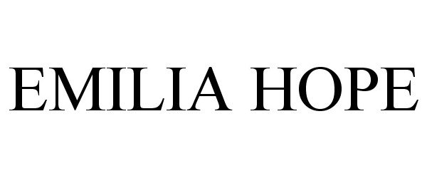 Trademark Logo EMILIA HOPE