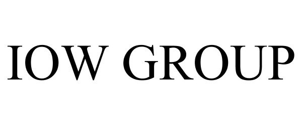 Trademark Logo IOW GROUP