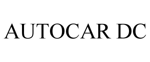 Trademark Logo AUTOCAR DC