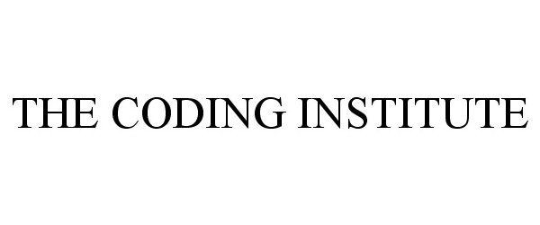 Trademark Logo THE CODING INSTITUTE