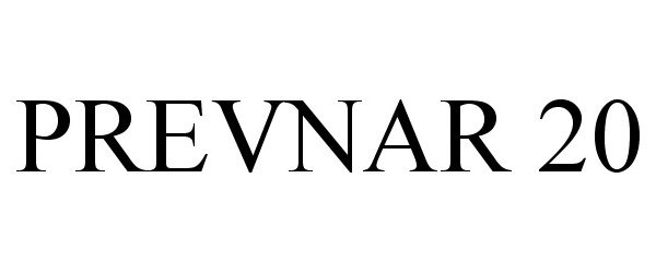 Trademark Logo PREVNAR 20