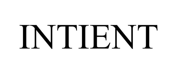 Trademark Logo INTIENT