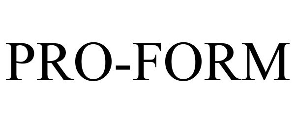 Trademark Logo PRO-FORM