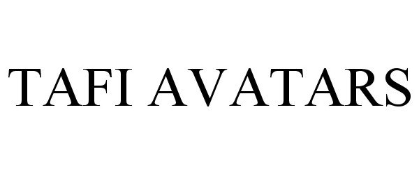 Trademark Logo TAFI AVATARS