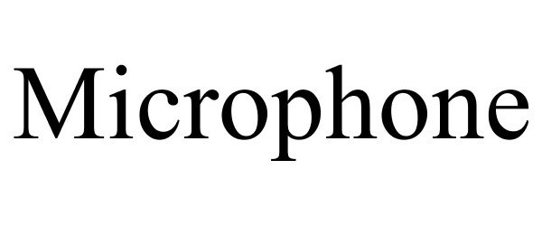Trademark Logo MICROPHONE