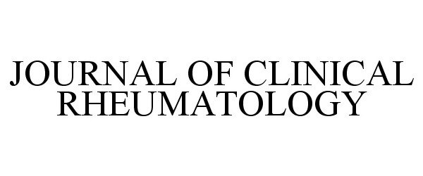  JOURNAL OF CLINICAL RHEUMATOLOGY